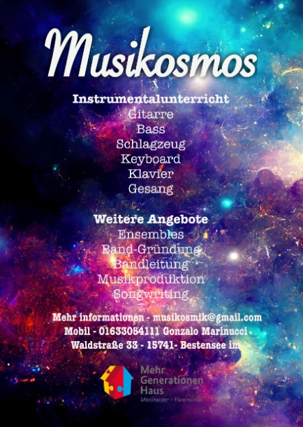 Flyer Musikosmos Gonzalo