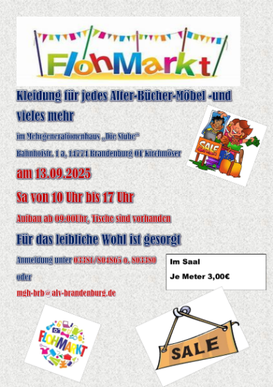 Flyer Flohmarkt 09 2025