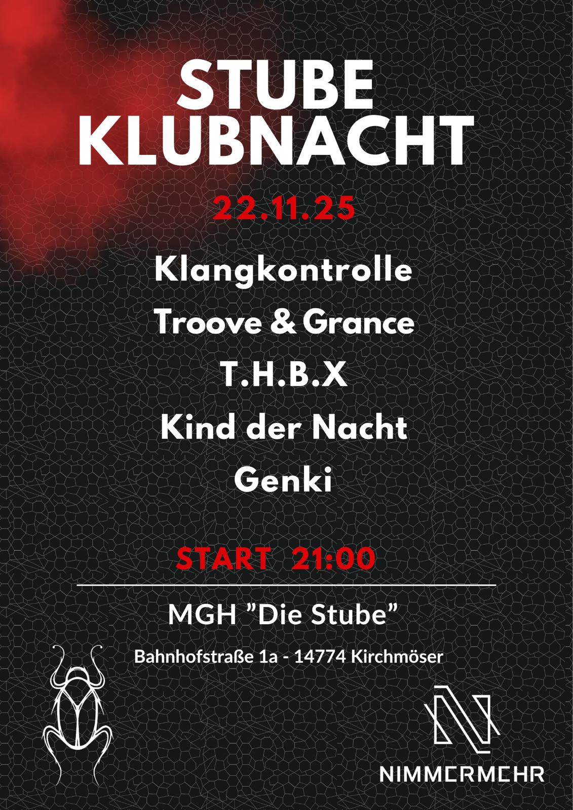 Flyer Clubparty Nov 25