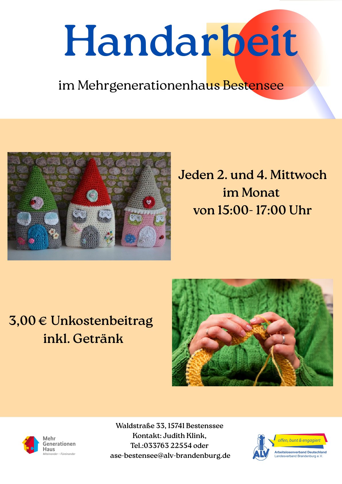Flyer Handarbeit 